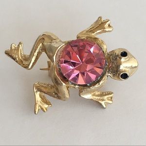 Vintage Frog Brooch